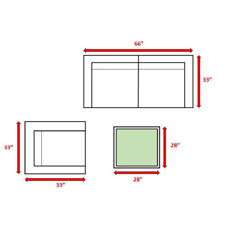 Fully Assembled Wicker 3 Person Seating Set With Cushions Gray Wicker