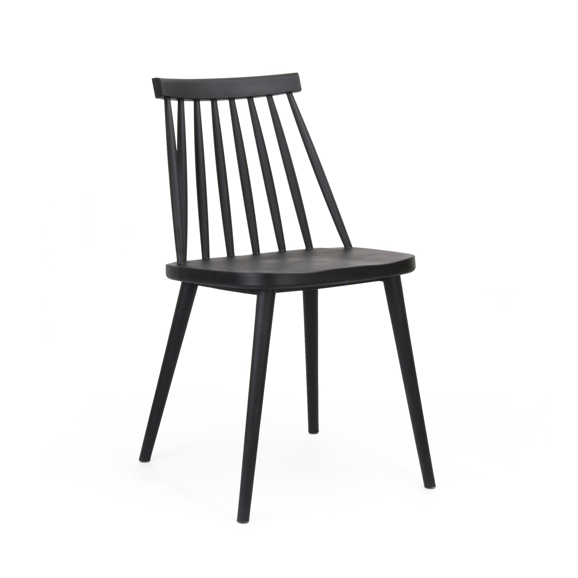 Dining Chair Black Polypropylene