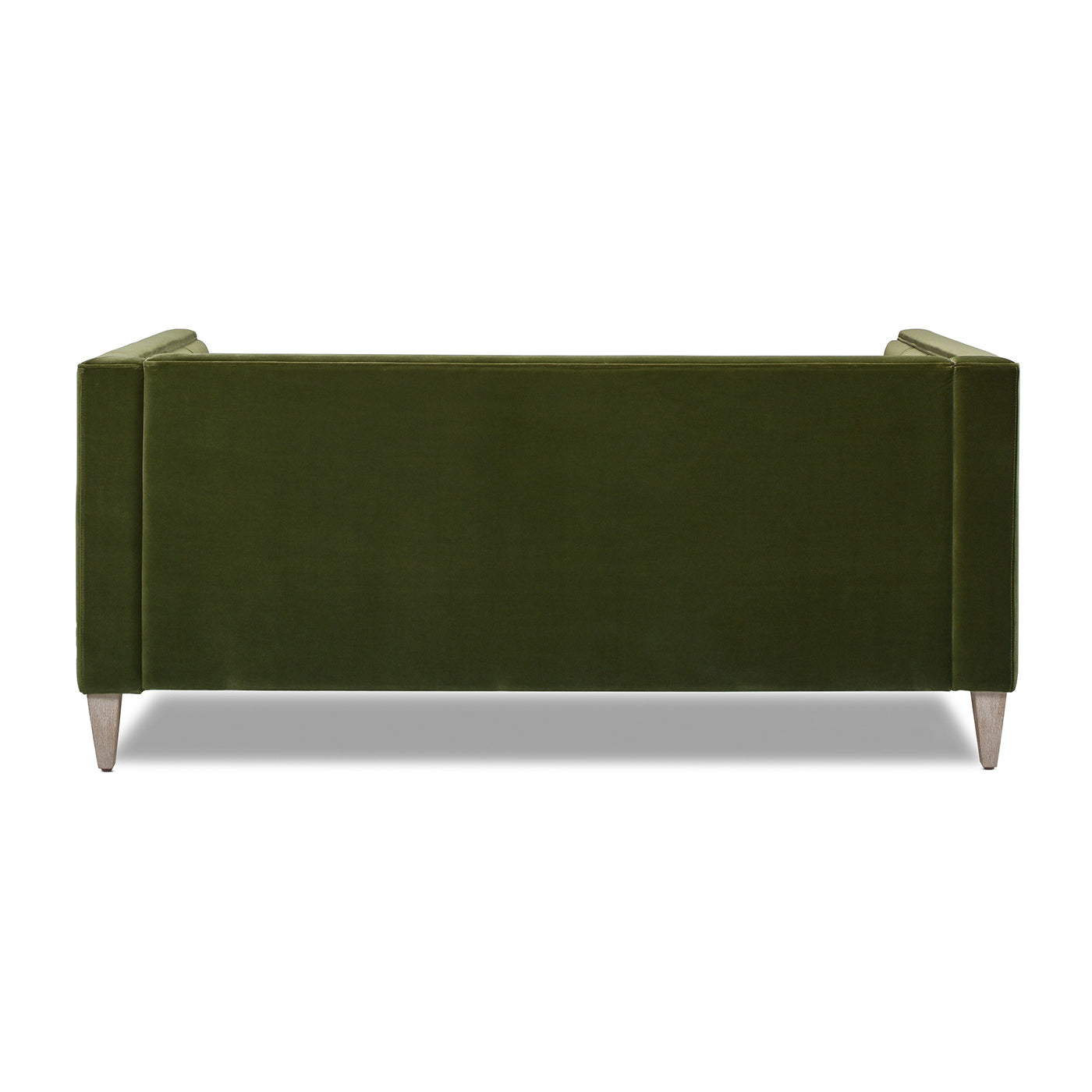 James 74" Modern Tuxedo Sofa, Olive Green Performance Velvet Olive Green Foam Velvet 2 Seat