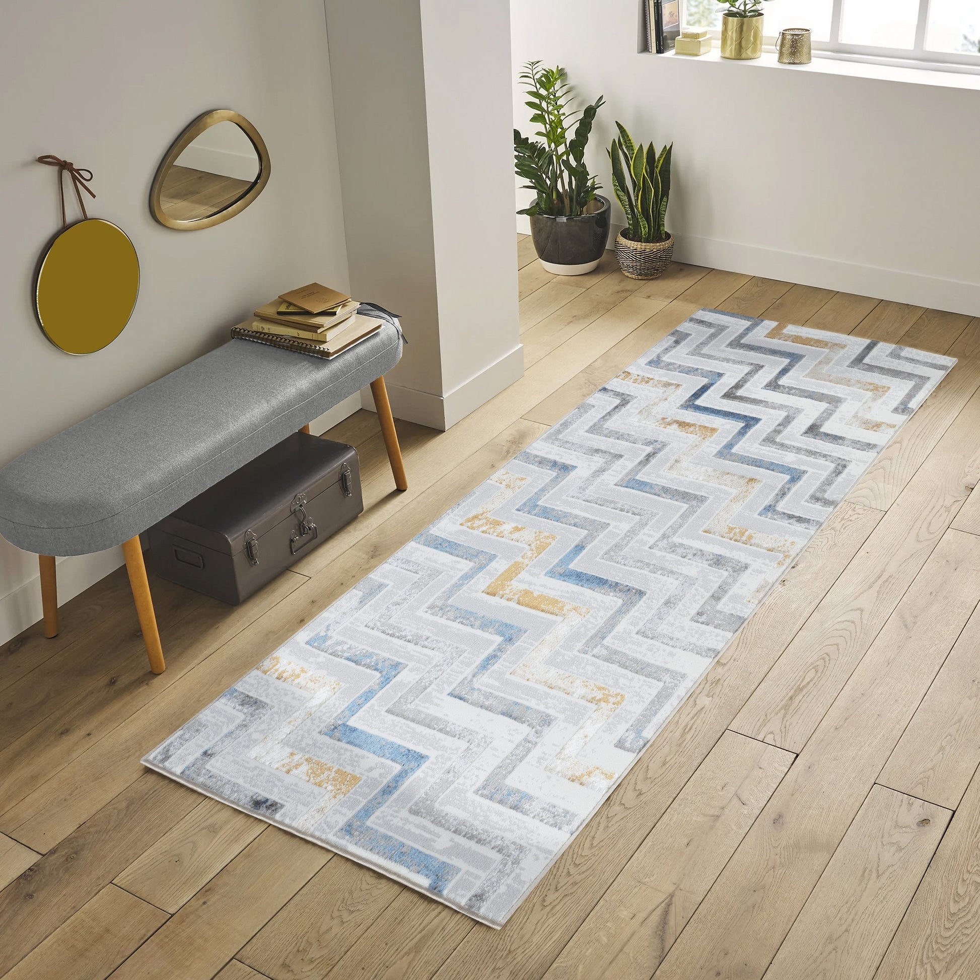 Nova Gc Soh9005 Multi 2 Ft. 7 In. X 7 Ft. Area Rug White Polyester