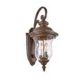 Vintage Outdoor Wall Lantern, Weatherproof Exterior Sconce Light With Clear Glass Shade, Waterproof Wall Mount Light Fixture For Patio, Porch, Or Entryway One Piece&No Bulb Brown Bronze