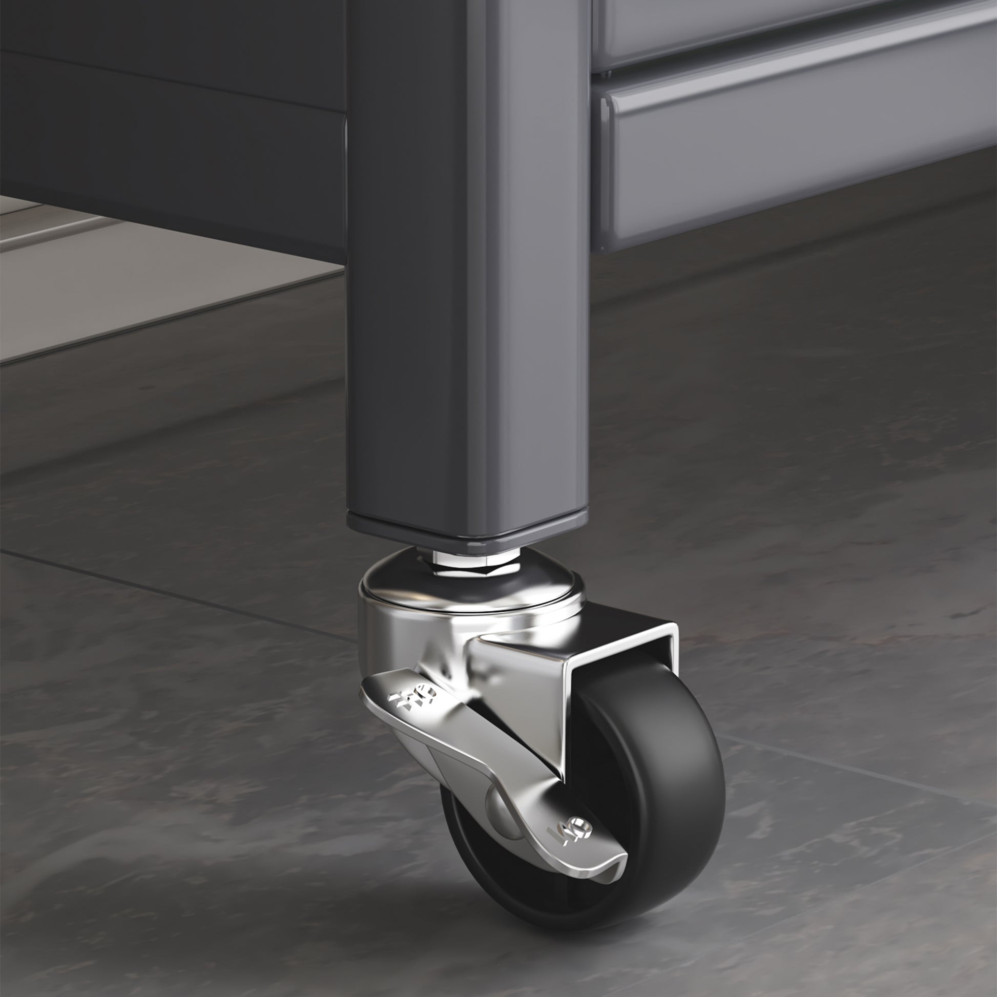 Carbon Steel Kitchen Storage Cabinets, Microwave Stand, Bakers Racks For Kitchens With Storage, Microwave Cart, Transparent Flap Door Design Kitchen Storage Shelves Free Screws 4 Tiers Dark Grey Grey Kitchen American Design Carbon Steel Metal