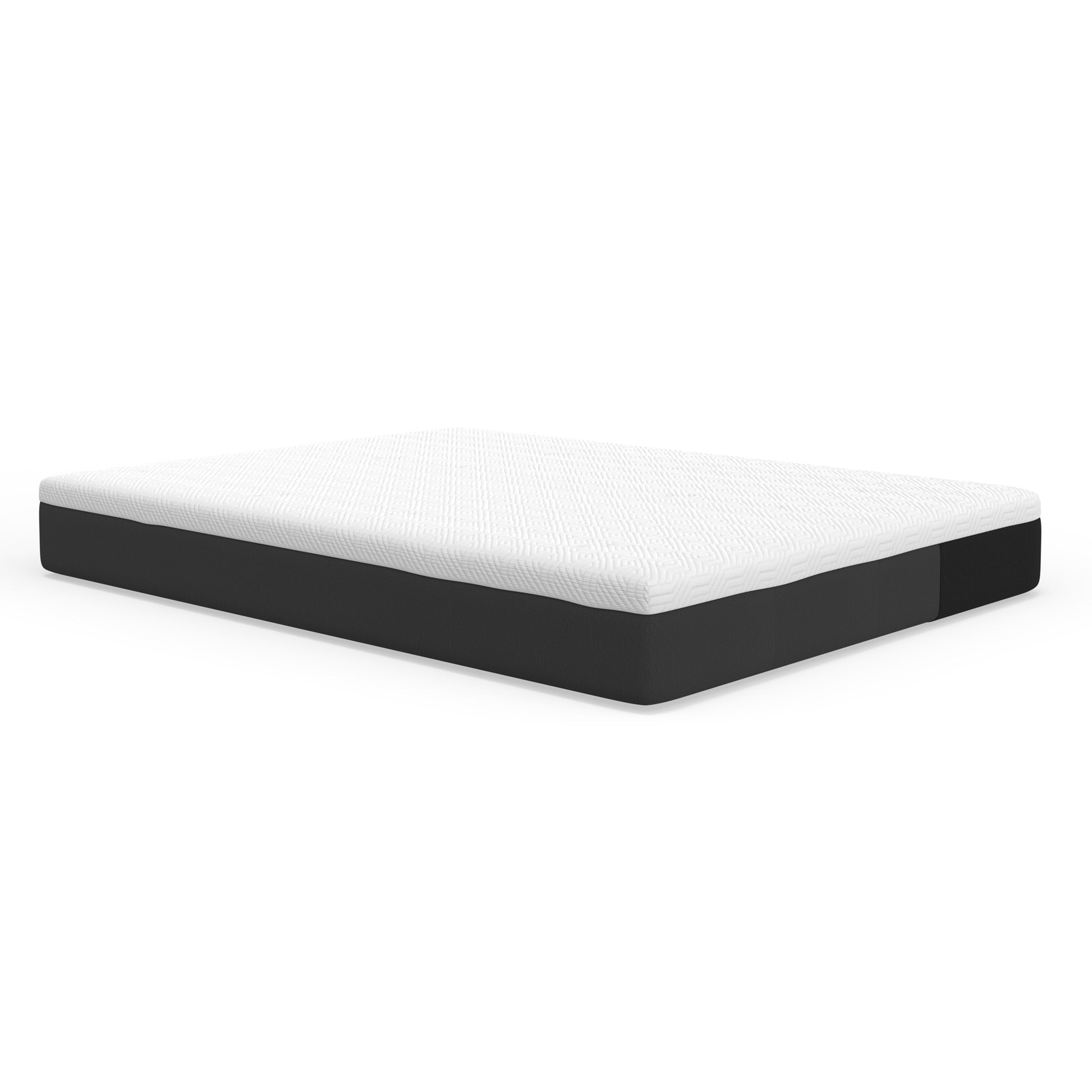 10" Essentials Gel Infused Memory Foam Mattress Queen White Foam Queen