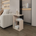 Side Table Sallis, Living Room, Pearl Black Multi Particle Board Engineered Wood