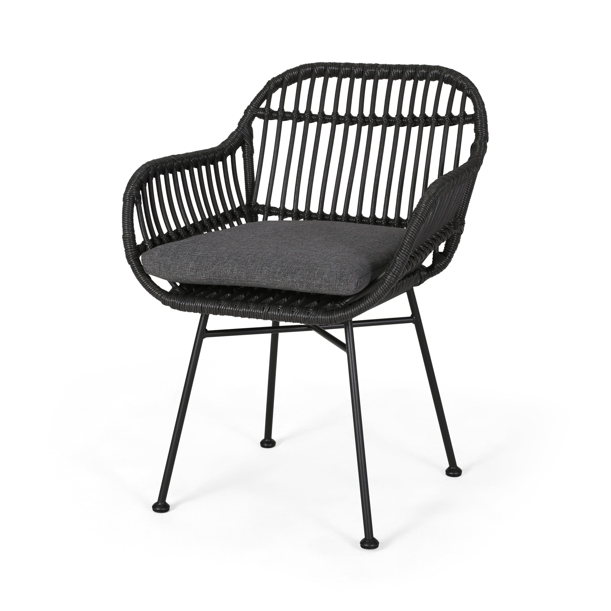 Orlando Chair Grey Iron Plastic