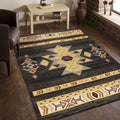 Tribes Gc Yls4004 Black 7 Ft. 10 In. X 10 Ft. 3 In. Southwest Area Rug Black Polypropylene