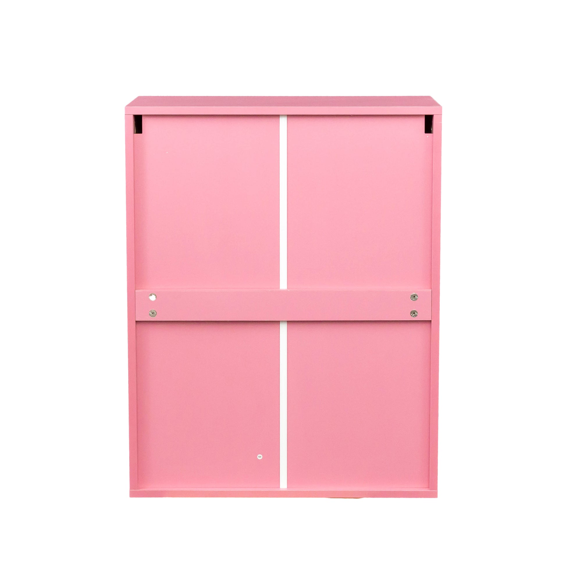 Wall Mounted Barber Shampoo Station Storage Cabinet Salon Beauty Spa Equipment For Barber Salon Shop Pink Particle Board Mdf