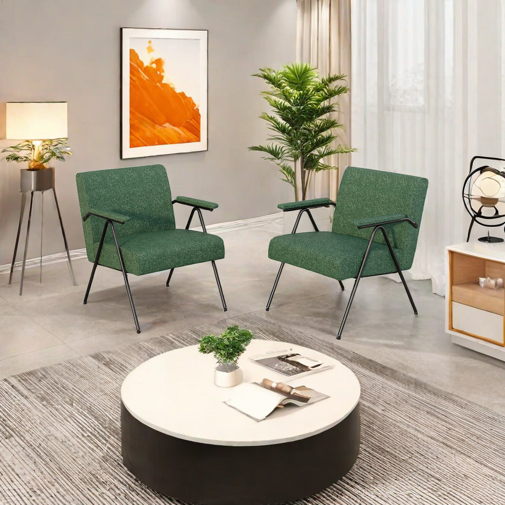 Fx P91 Gr Sofa Chair Temu Suitable Green Linen 1 Seat