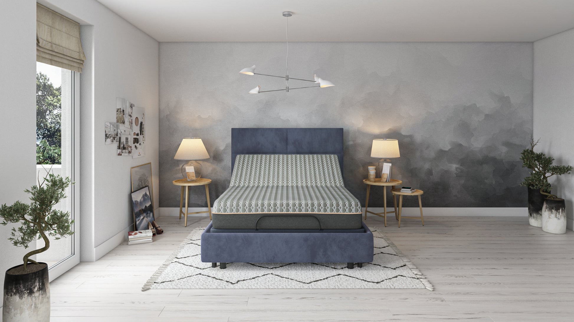 Copper Lux Hybrid 12" Full Mattress With Copper Infused Contouring Memory Comfort Layer And Supportive Coil System Black Gray Foam Spring Full