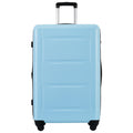 2 Piece Luggage Set With Bags Expanable Spinner Wheels Abs Lightweight Suitcase With Tsa Lock 20Inch 24Inch Light Blue Abs