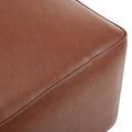 Isabella Pu Ottoman Light Brown Foam Pu