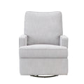 Tucker Swivel Recliner In Grey Grey Fabric