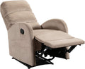 1Pc Adjustable Recliner Chair Gentle Lower Lumbar Massager Living Room Home Theater Bedroom Beige Color Beige Polyester Metal Primary Living Space Cushion Back Contemporary,Modern Foam Polyester