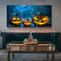 3 Piecehalloween Wall Art Festival Paintings Decorations Party Gift Poster For Home Wall Decor Framed 2436Inch Thickness 1.5Inch Multicolor Canvas