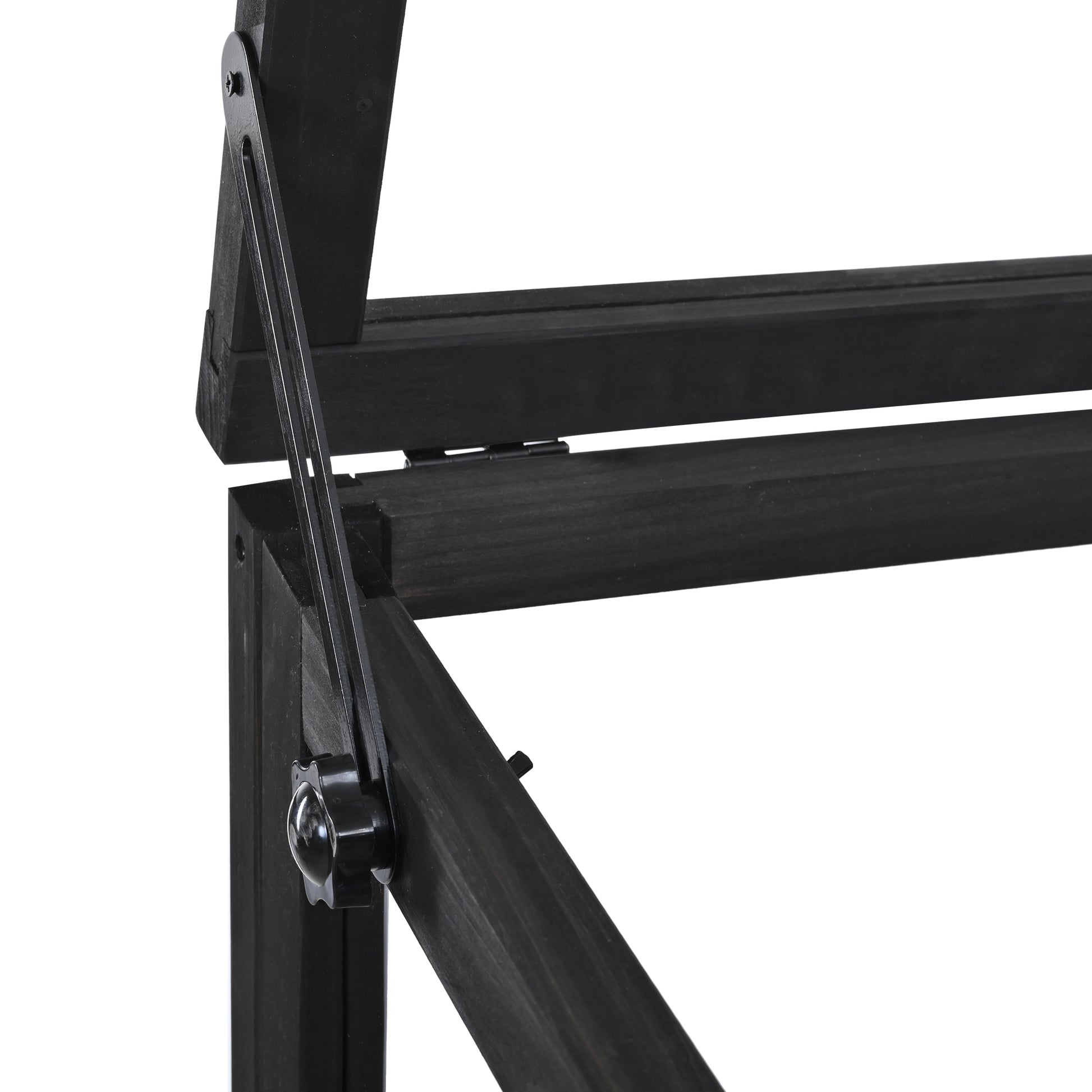 62.4Inch Height Wood Garden Greenhouse Balcony Portable Mini Cold Frame With Movable Storage Box And Adjustable Shelves For Outdoor Indoor Use, Black Black Garden & Outdoor Casual Wood