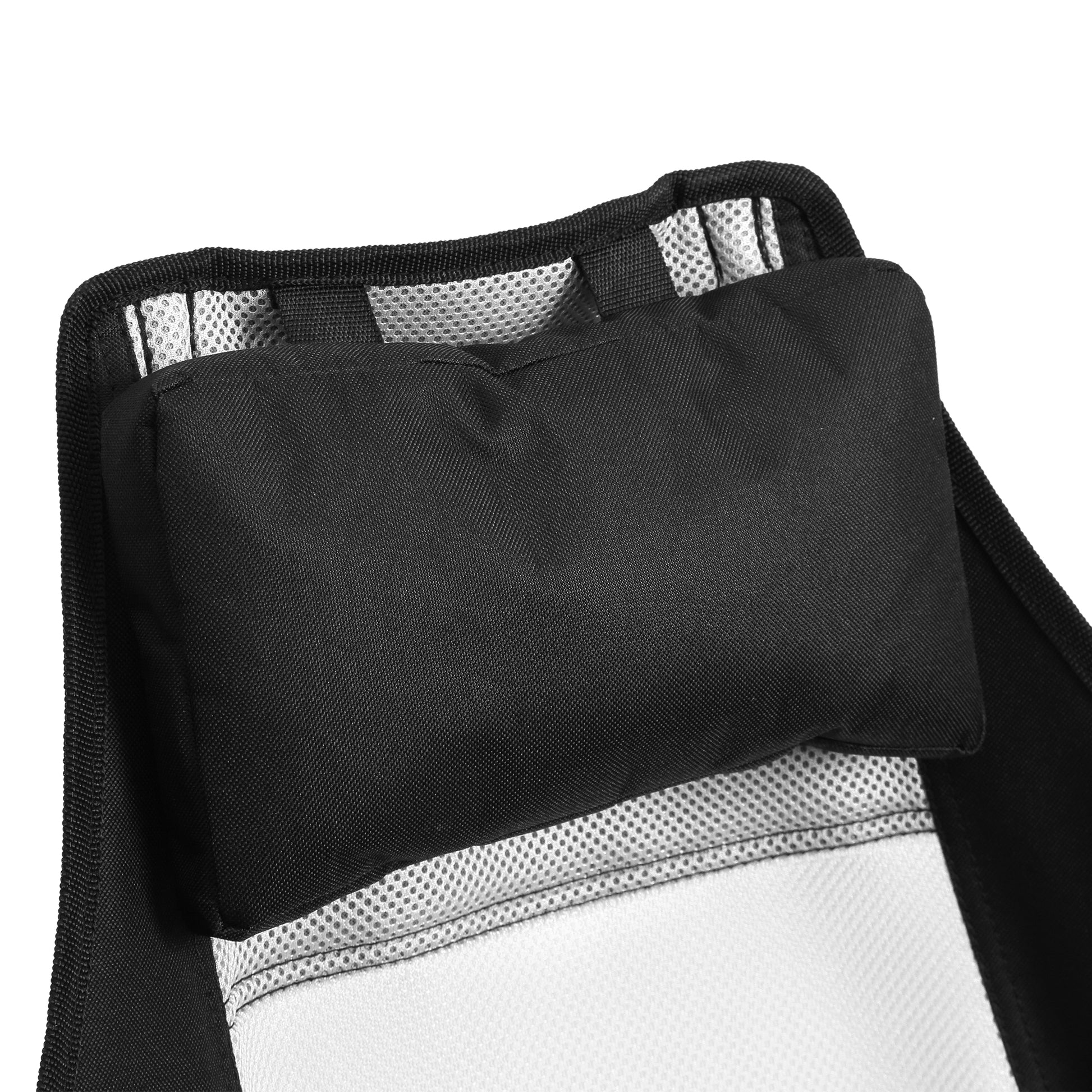 Hammock Camping Chair, Folding Portable Rocking Chair, Aluminum Alloy Adjustable Back Swinging Chair With Pillow Cup Holder, Recliner With Carry Bag For Outdoor Travel Lawn Backyard, Black 2Pcs