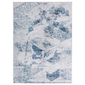 Lexi 5 X 7 Modern Area Rug, Abstract Art Design, Soft Fabric, Blue, Gray Blue Grey Fabric