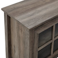 Modern Farmhouse 2 Door Glass Windowpane 70