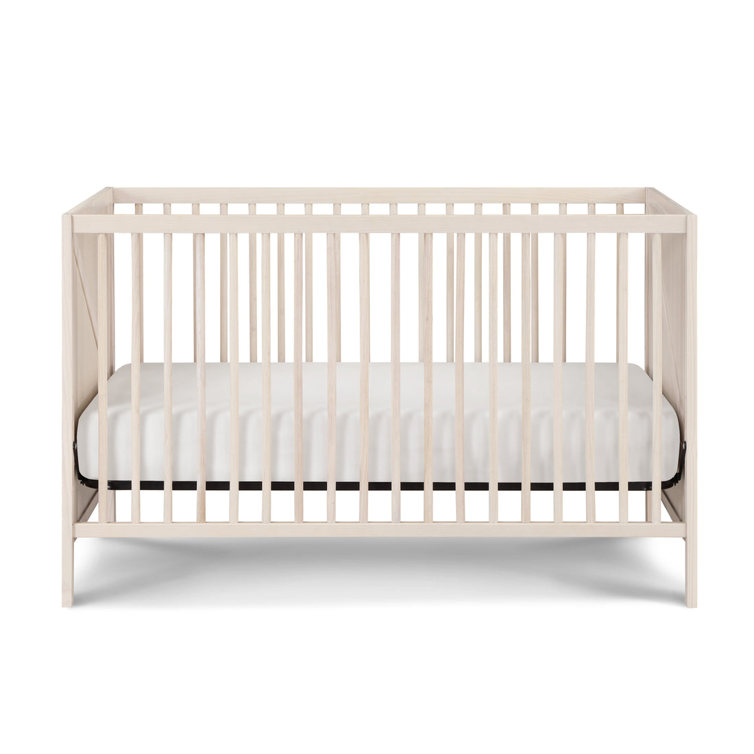 Pixie Zen 3 In 1 Crib In Washed Natural Natural Wood