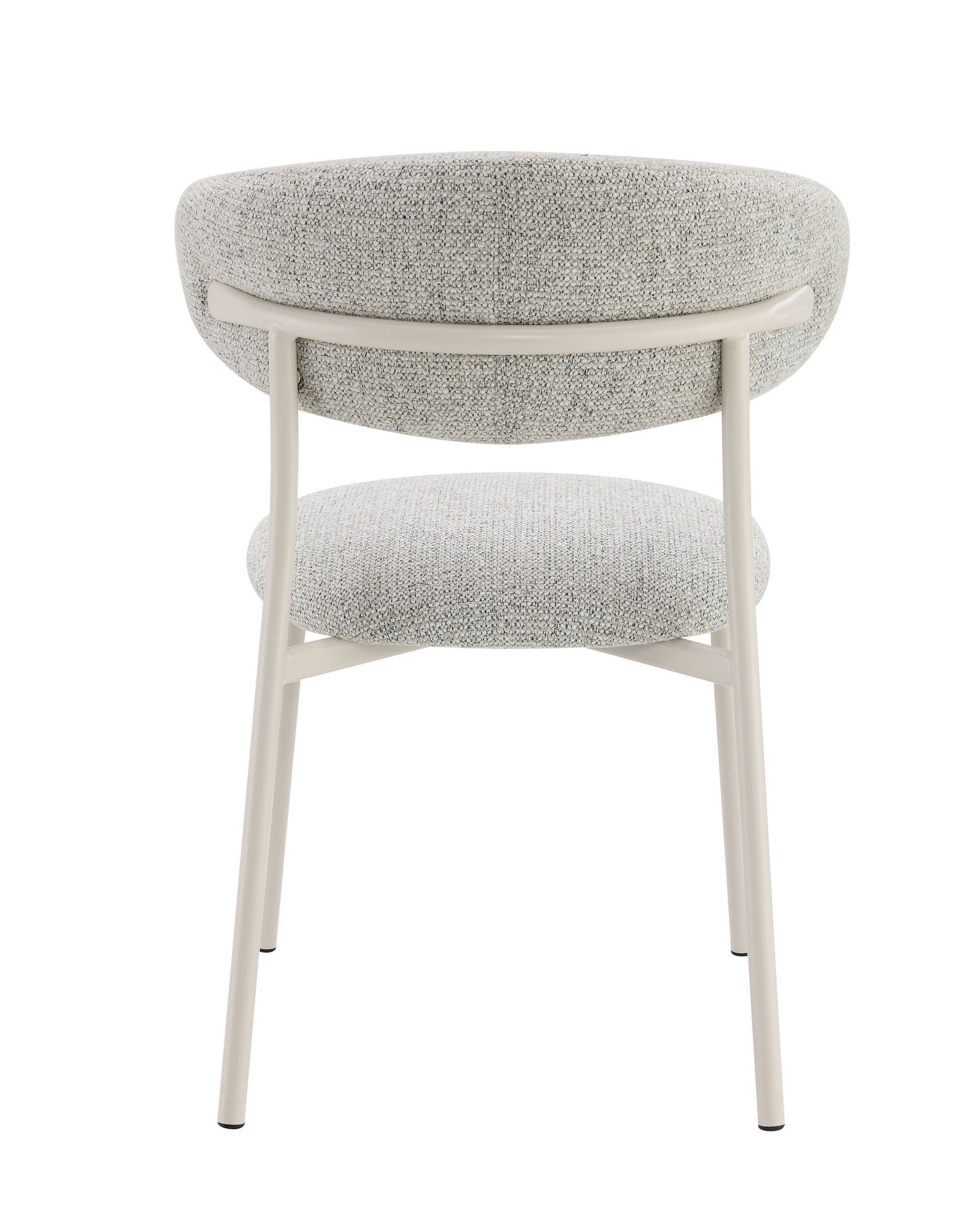 Kalam Light Gray Fabric Finish Side Chair Set Of 2 Gray Fabric