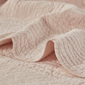 6 Piece Reversible Soped Edge Daybed Cover Set Blush Daybed Blush Microfiber