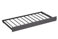 Daybed, Sofa Bed Metal Framed With Trundle Twin Size, Grey, 78.4''L X 41''W X 29.8''H. Twin Grey Iron