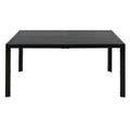 High Quality Steel Outdoor Table And Chair Set, Suitable For Patio, Balcony, Backyard. Black Seats 6 Steel