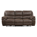 Plush Modern Living Room Sofa Set 2Pc Power Reclining Sofa And Loveseat Brown Microfiber Upholstery Usb Port Solid Wood Frame Furniture Brown Microfiber Wood Primary Living Space Modern Plywood,Solid Wood 5 Seat