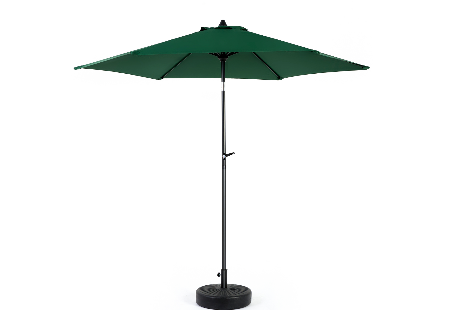 9Ft Outdoor Patio Umbrella Outdoor Table Umbrella With Push Button Tilt And Crank, Market Umbrella 6 Sturdy Ribsdeck, Backyard, Pool Base Not Included Dark Green Dark Green Garden & Outdoor Steel
