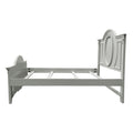 Flora Twin Bedgray Finish Bd02210T Twin Gray Solid Wood Mdf