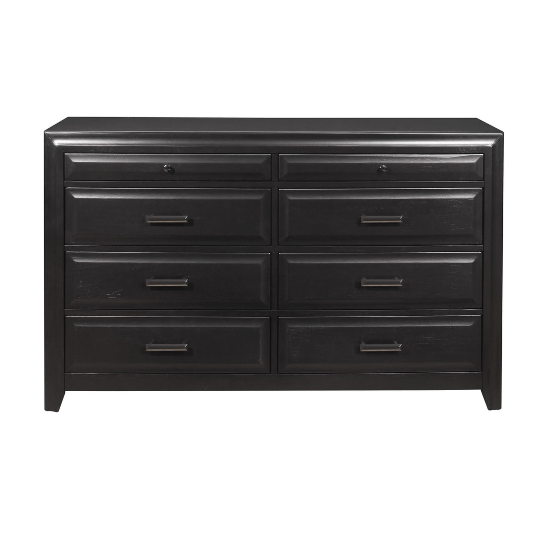 Modern Style 8 Drawers Dresser 1Pc Espresso Finish Wooden Bedroom Furniture Home Espresso Bedroom Modern Wood