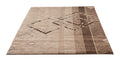 Jersey Area Rugs, Carpets For Livingroom, 7X10 Area Rugs ,3394 Brown Rectangle 8&10 Brown Contemporary Abstract Polypropylene