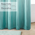 Ombre Printed Seersucker Shower Curtain Aqua 72X72