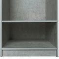 Open Wooden Wardrobe Storage For Bedroom, Gray Gray Particle Board