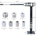 Pedestal Floor Compact Bender 7 Dies Versatile Compact Metal Tubing Bender 44' Mount Powdercoat Telescoping Handle Maximum 5 8