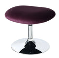 Purple Flannelette Fabric Accent Chair W Ottoman Contemporary Modern Living Room Furniture Chic High Back Chair Purple Primary Living Space Contemporary,Modern Fabric Metal