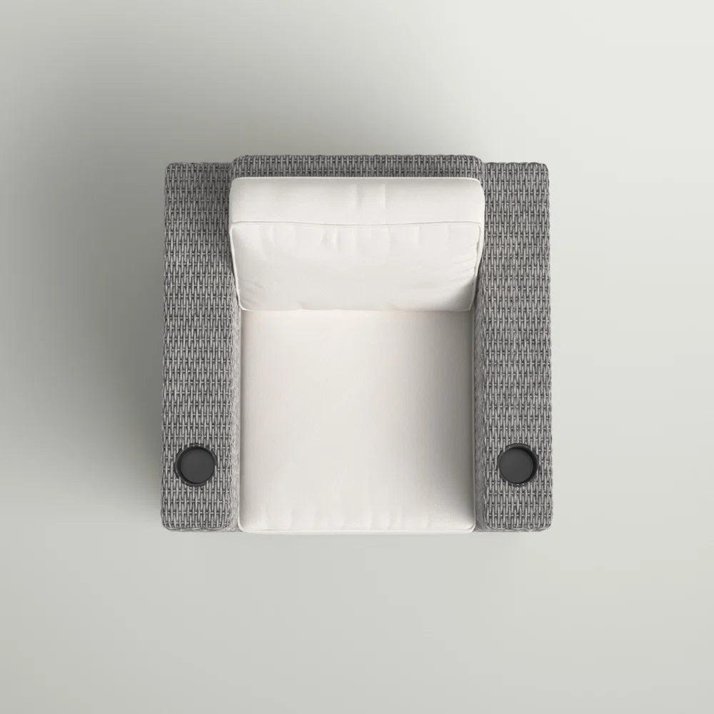 Fully Assembled Patio Chair With Cushions Yes Sectional Grey Rust Resistant Frame Stain Resistant Cushions Garden & Outdoor Modern Sofa Seating Groups Foam Wicker