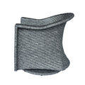 Larchmont Swivel Chair Grey Black Fabric