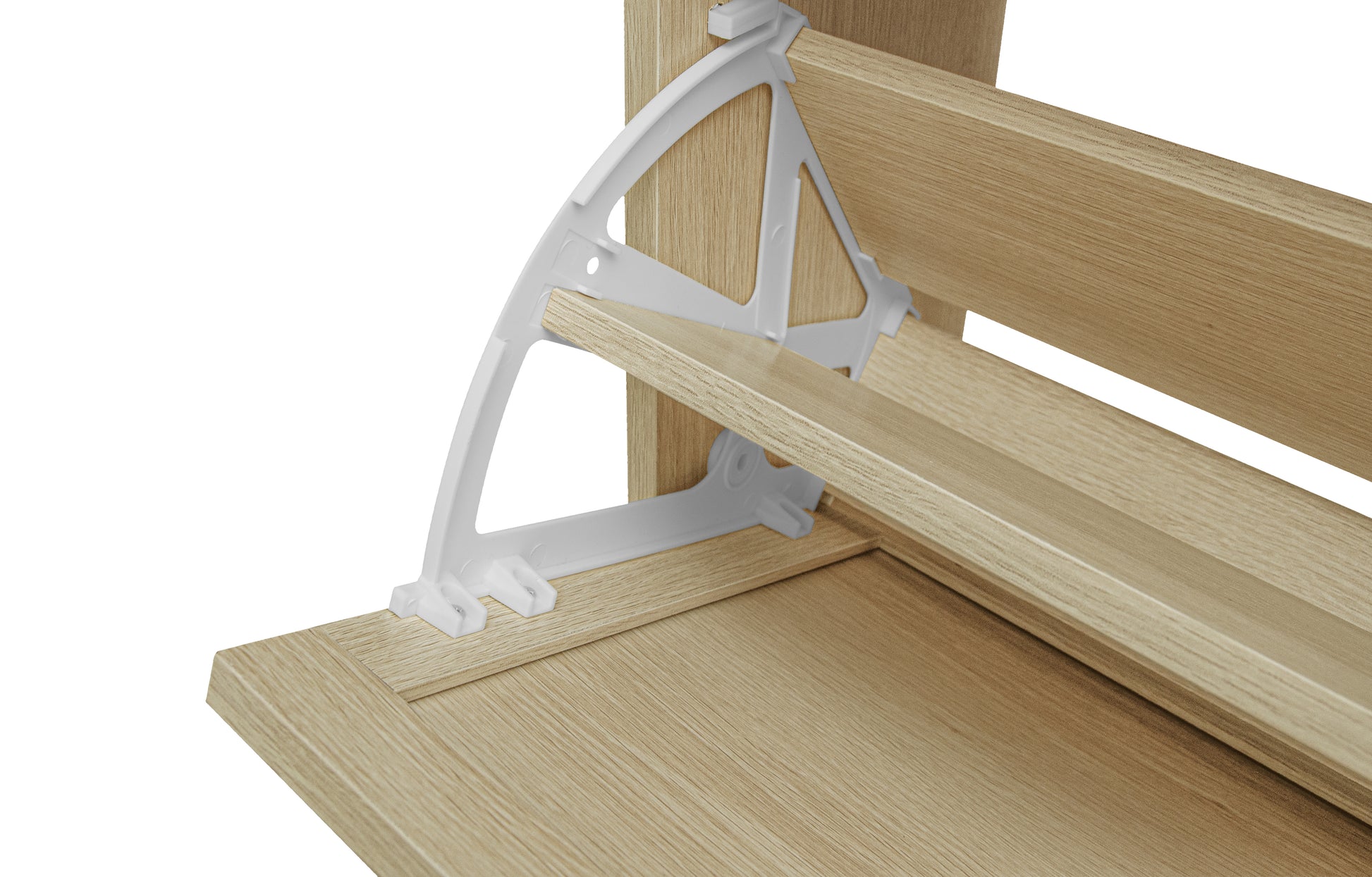 Rattan 3 Door Shoe Rack, Freestanding Modern Shoe Storage Cabinet, For Entryway Natural Particle Board