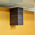 Modern Minimalist Tempered Glass With Sticker Desktop Coffee Table And Dining Table, Paired With Golden Mdf Decorative Columns. Computer Desk. Game Table. Ct 1546 Golden Mdf Glass