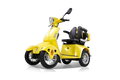 Fastest Mobility Scooter With Four Wheels For Adults & Seniors Yellow Abs Pc