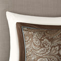 6 Piece Duvet Cover Set King Multicolor Polyester