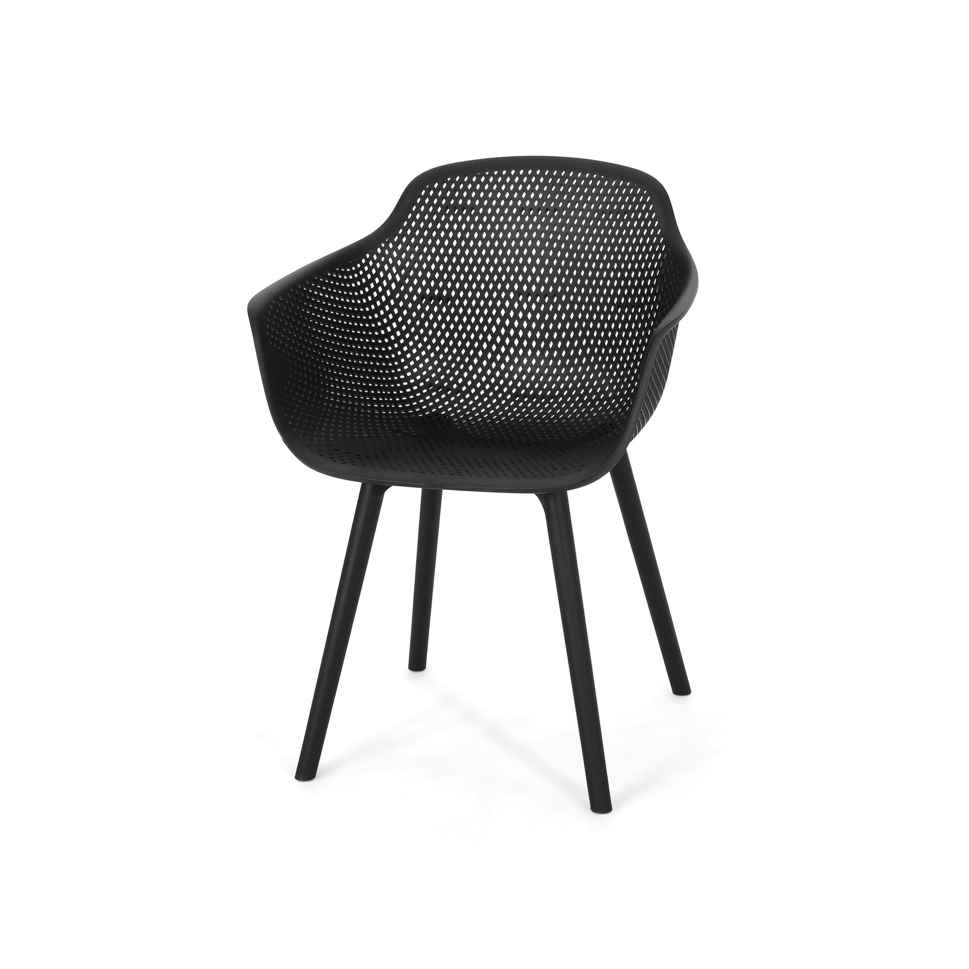 Lotus Chair Black Polypropylene