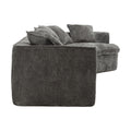 Coolmore Boucle Sofa 3 Seater For Living Room Oversized Comfy Sofa Unique Double Seat And Corner Construction For Apartment, Office Left Hand Facing Gray Gray Primary Living Space Foam Boucle 3 Seat