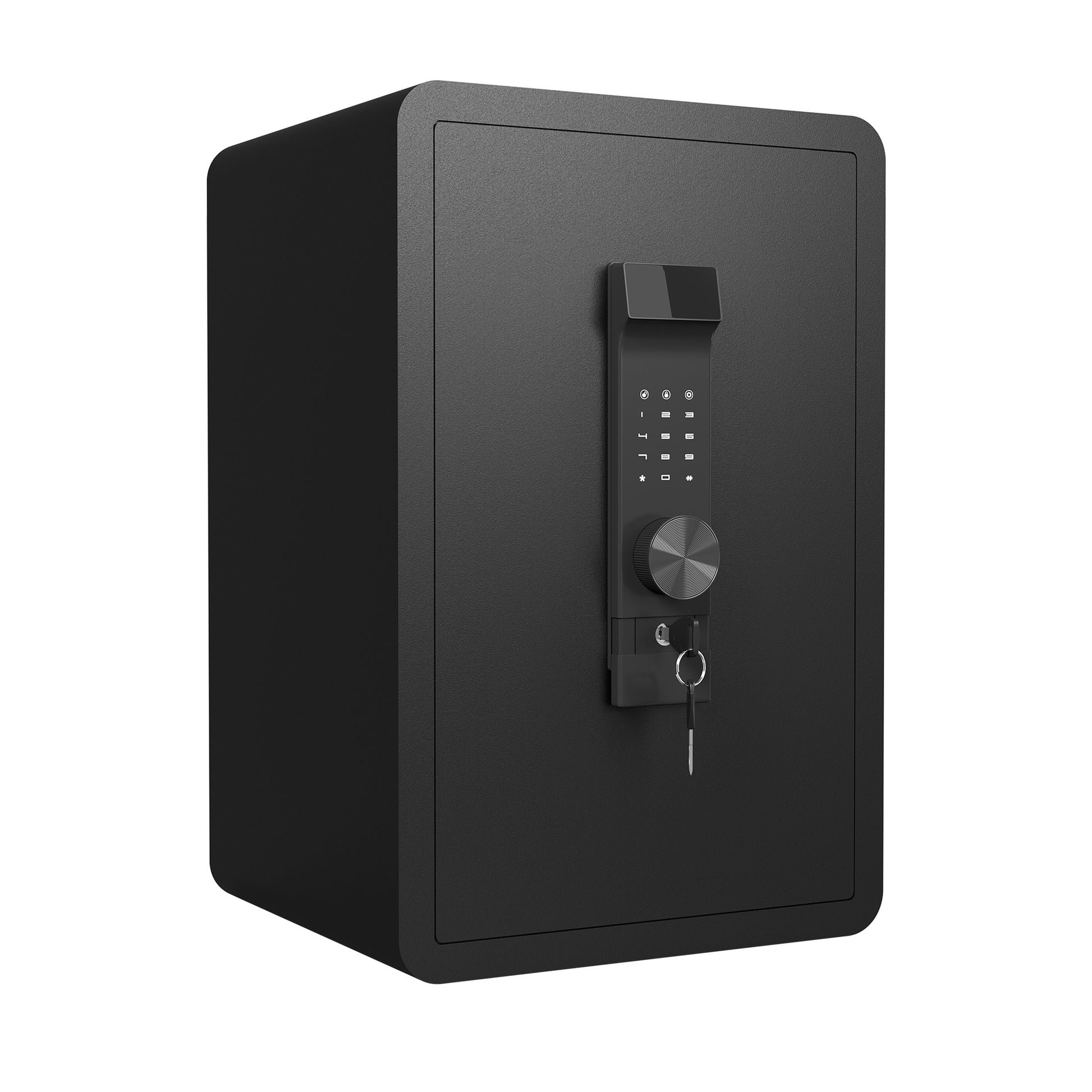 High Security Super Large Sized Safe Box With Fireproof And Waterproof Bag, 4.0 Cub Feet Safe With Electronic Password Lock,Safe With Private Inner Cabinet For Home,Office And Hotel Black Steel