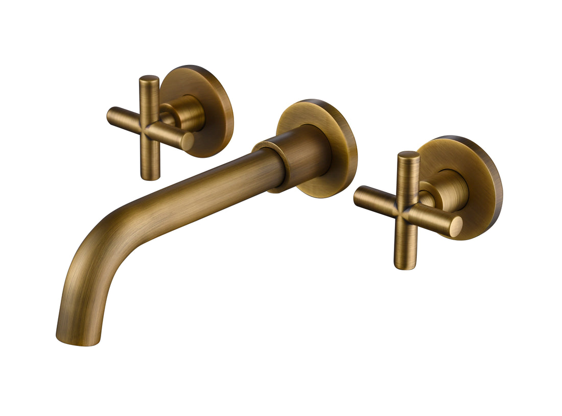 Bathroom Faucet Wall Mounted Bathroom Sink Faucet Bronze Brass