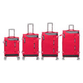 Softside Upright Luggage Set Expandable, Lightweight,4 Piece 20 24 28 32 Red Contemporary Fabric