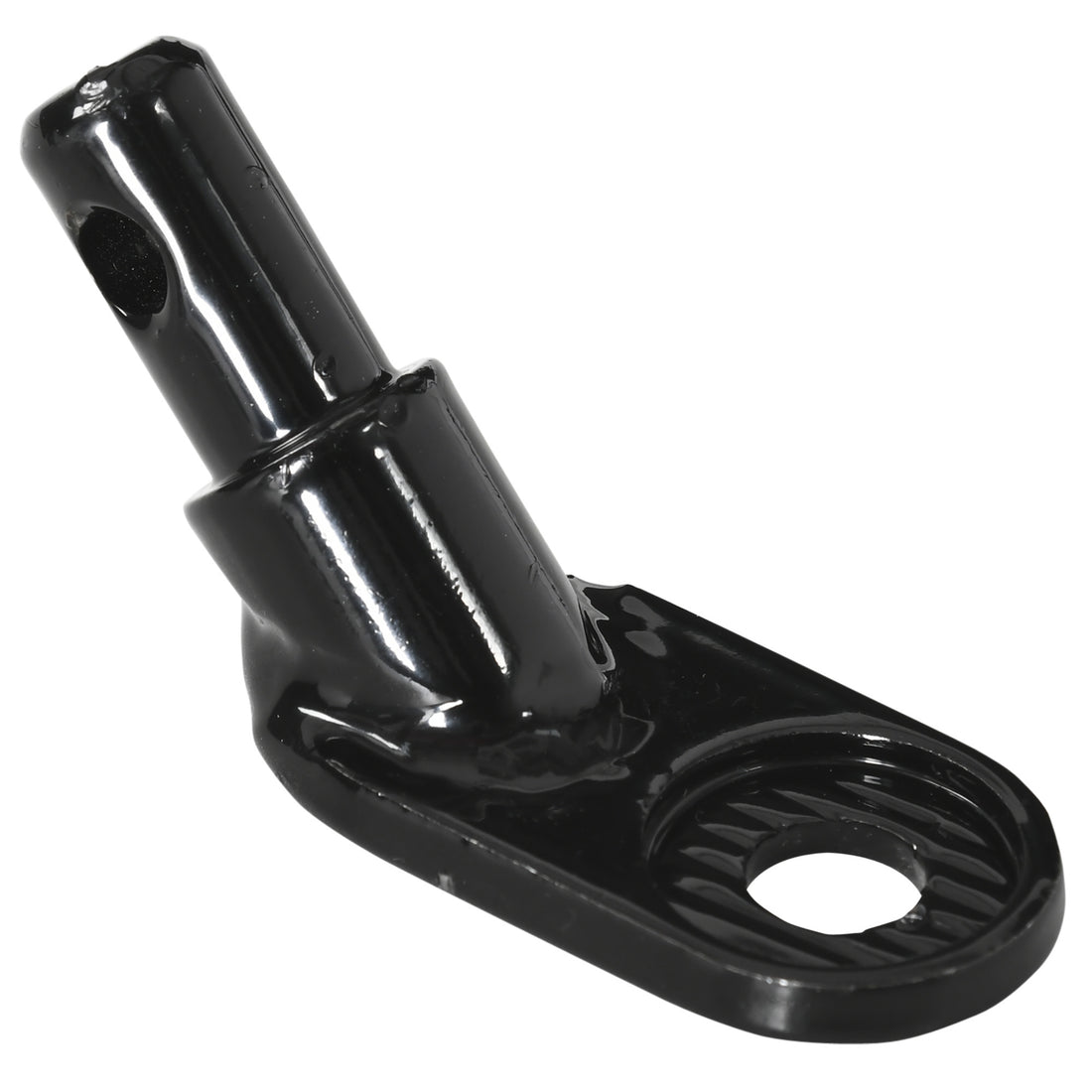 Aosom Steel Bike Trailer Coupler Attachment, Type 'B' Bicycle Trailer Hitch Connector For Cargo, Child And Pet Trailers Black Metal