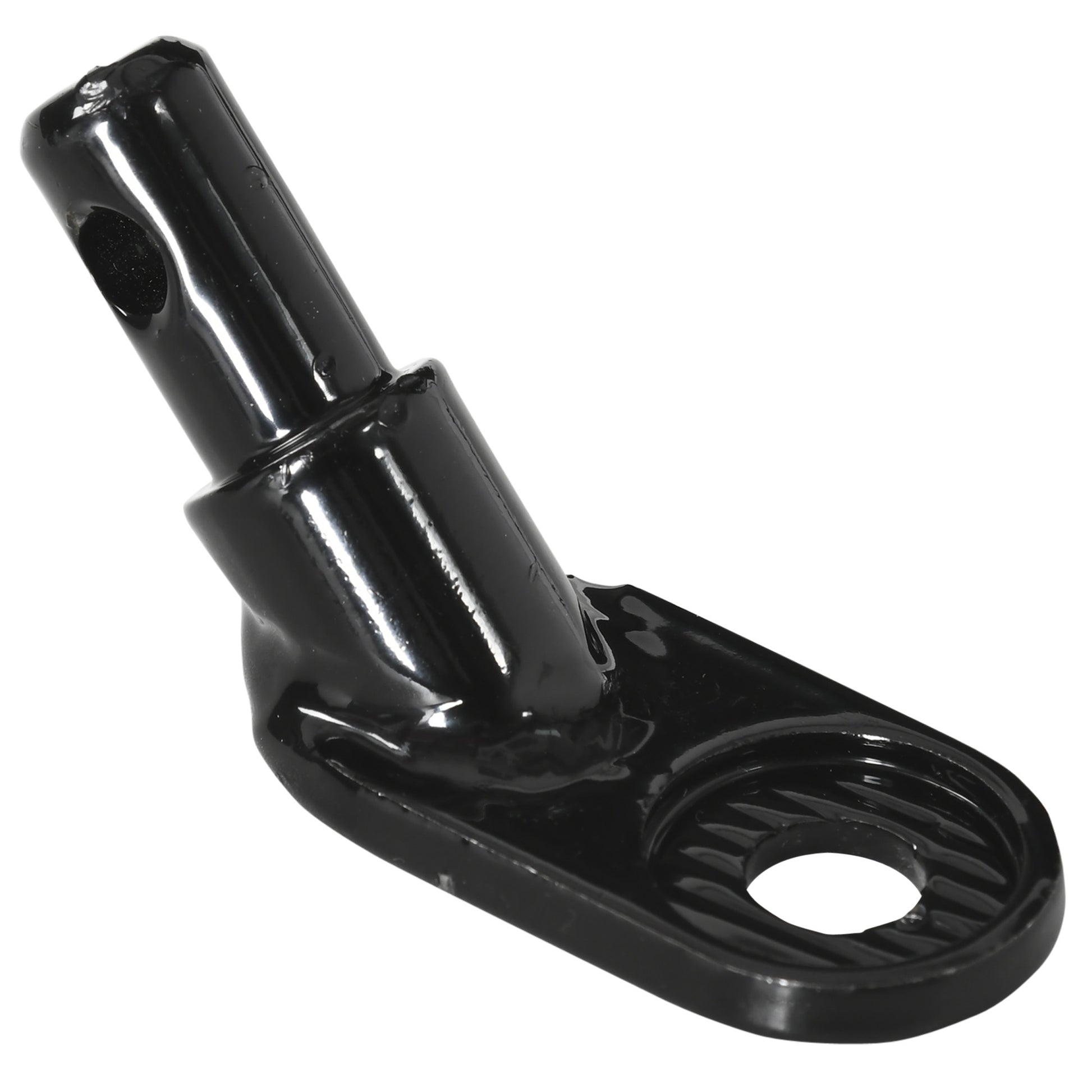 Aosom Steel Bike Trailer Coupler Attachment, Type 'B' Bicycle Trailer Hitch Connector For Cargo, Child And Pet Trailers Black Metal