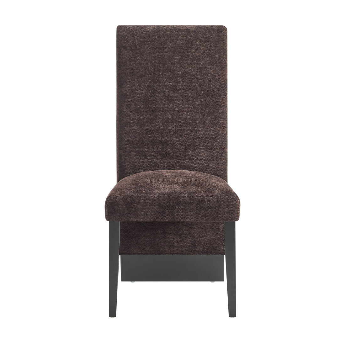 Stacey Brown Dining Chair Solid Brown Dining Room Foam Wipe Clean Square Modern Side Chair Rubberwood Solid Back 1 Foam Rubber Wood